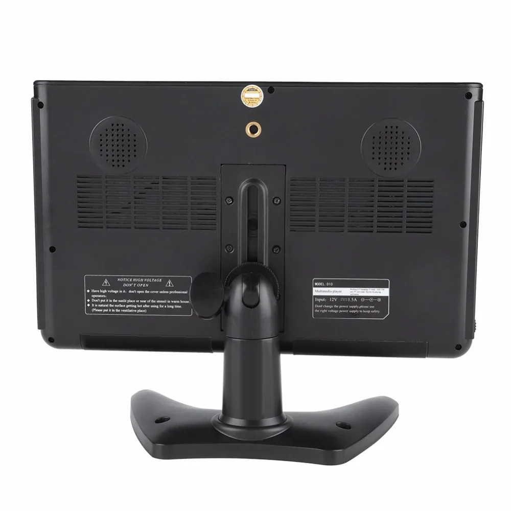 LEADSTAR 10 дюймов экран DVB-T2 16:9 1080P Автомобильный цифровой ТВ Стерео окружающий Портативный ТВ