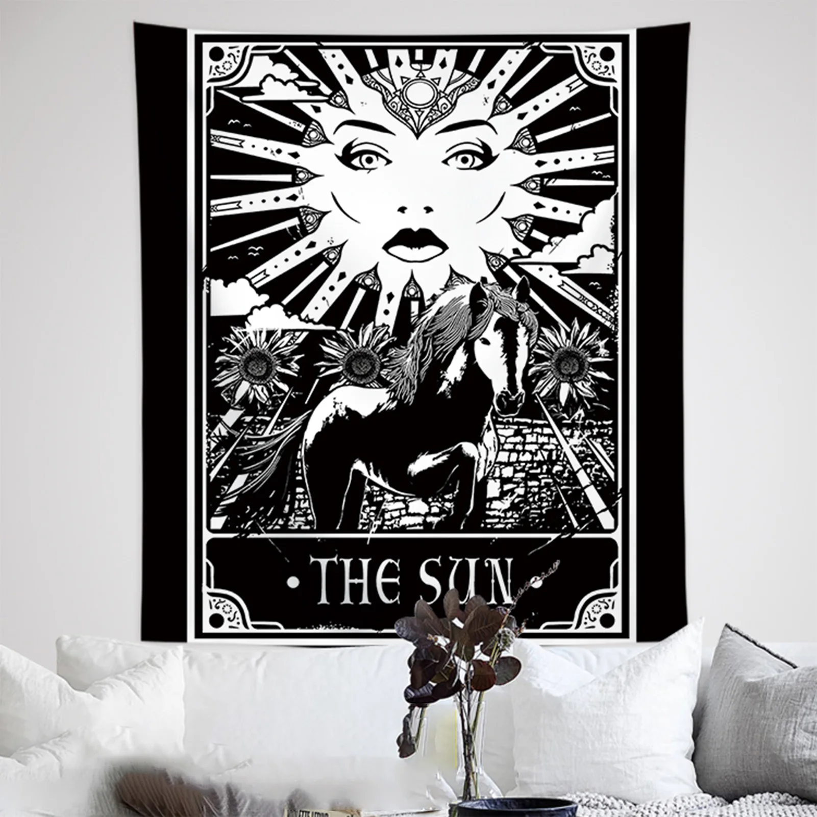 

Wall Hanging Tarot Card Tapestry Home Decoration Art Tapestry Hippie Wall Rugs Dorm Decor Blanket Tapestries Wall Hanging Sheets