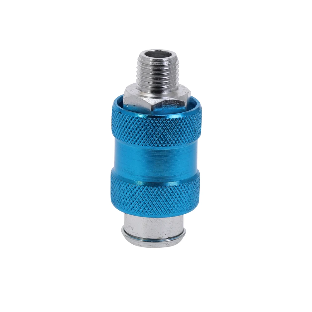 HSV-08 G1/4 &quotM/F резьба Серебряный тон синий ручной скользящий клапан | Обустройство