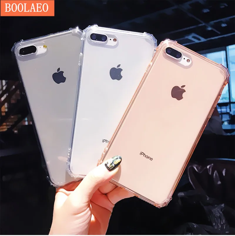 Роскошный противоударный силиконовый чехол для телефона iPhone X 11 XR XS Max 8 7 Plus 6 6S