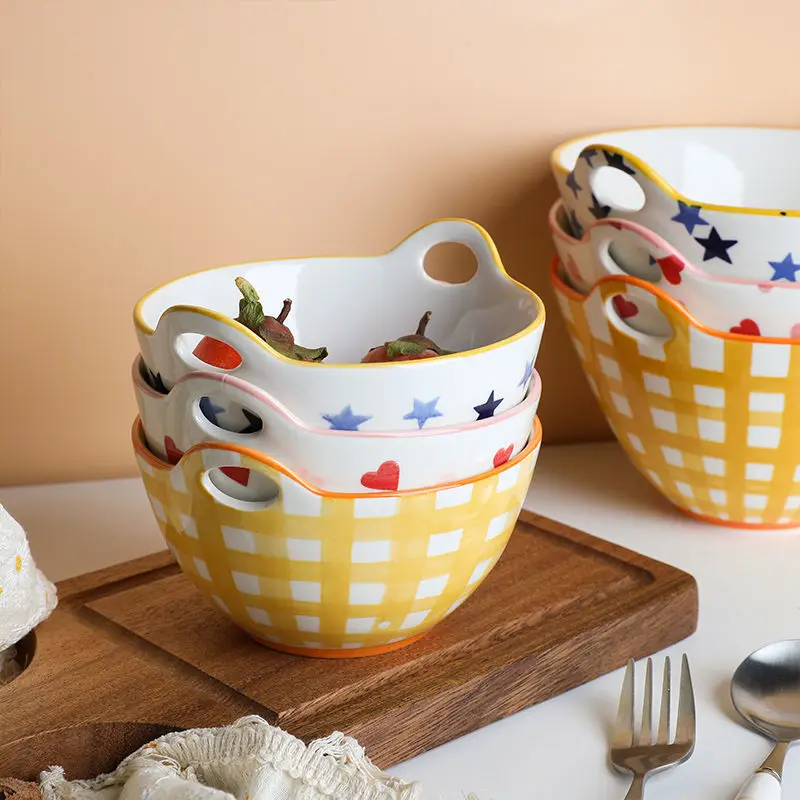 Миски для завтрака бинауральные тарелки набор тарелок в скандинавском стиле