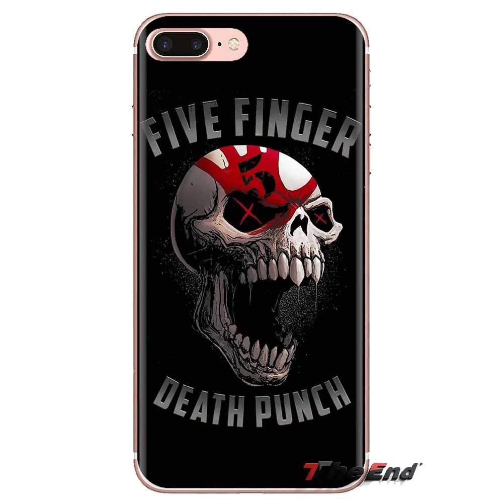 Five finger death punch для htc один U11 U12 X9 M7 M8 A9 M9 M10 E9 Plus Desire 630 530 626 628 816 820 830 прозрачный чехол