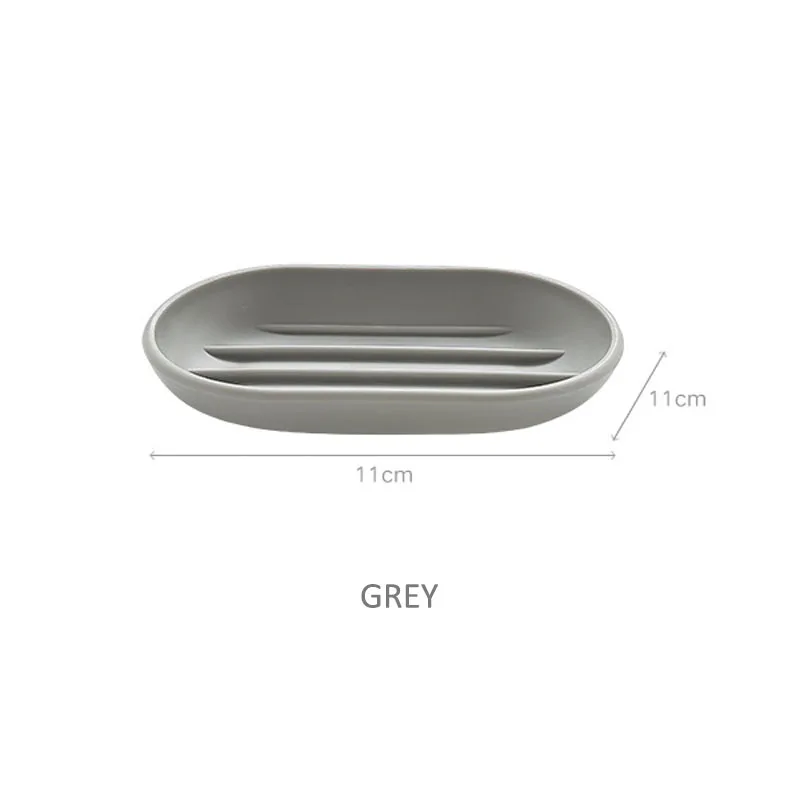 grey 1 шт. держатель для слива портативная мыльница пластиковый контейнер для мыла простой стиль мыльница Аксессуары для ванной комнаты - Цвет: grey