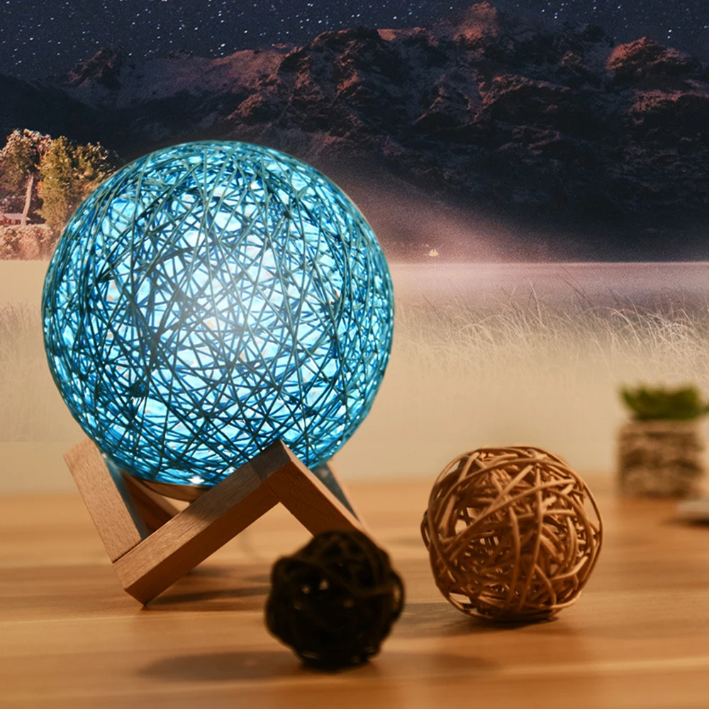 Креативный светодиодный ночник USB настольная лампа украшение для спальни фонарь