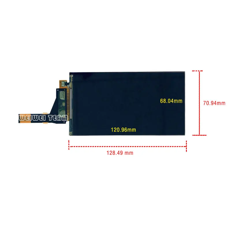Для KLD 1260 3D принтер ЖК экран дисплей 5 дюймов 2K 1440*2560 (Удаленная подсветка) LS055R1SX03 kld