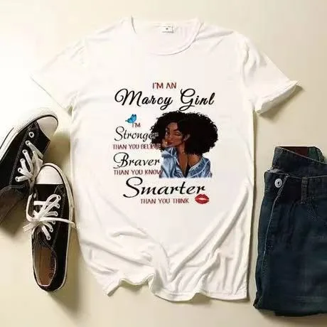 

Im An Maicy Girl Letter Print Women T Shirt Short Sleeve O Neck Loose Women Tshirt Ladies Tee Shirt Tops Clothes Camisetas Mujer