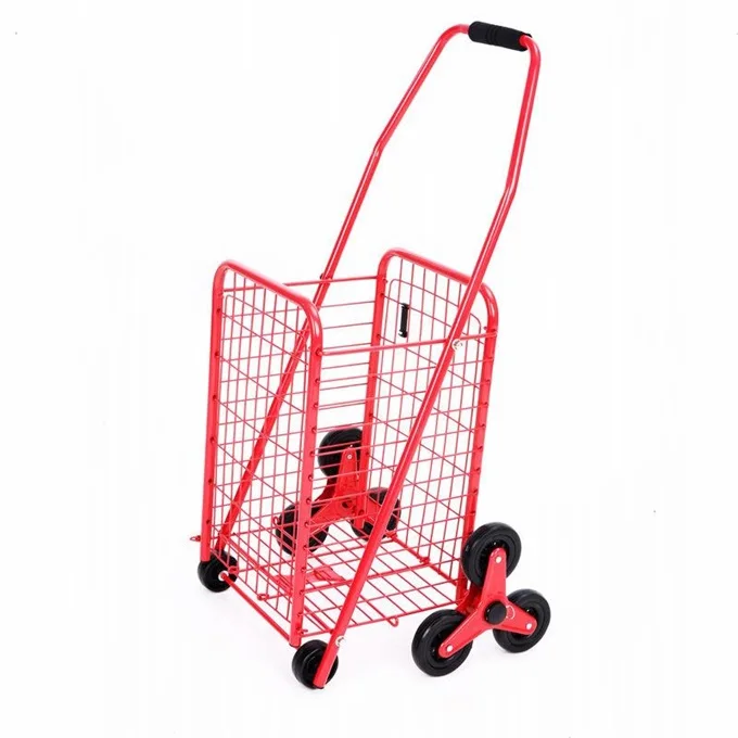 Портативная корзина для покупок со ступеньками Небольшая складная светильник