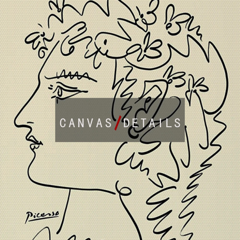 Картина на холсте Пикассо матиссе абстрактная девушка тело лицо цветок Постер в