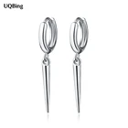 Серьги-клипсы в стиле панк золотогосеребряного цвета, модные женские Серьги серебряного цвета, подарки, ювелирные изделия