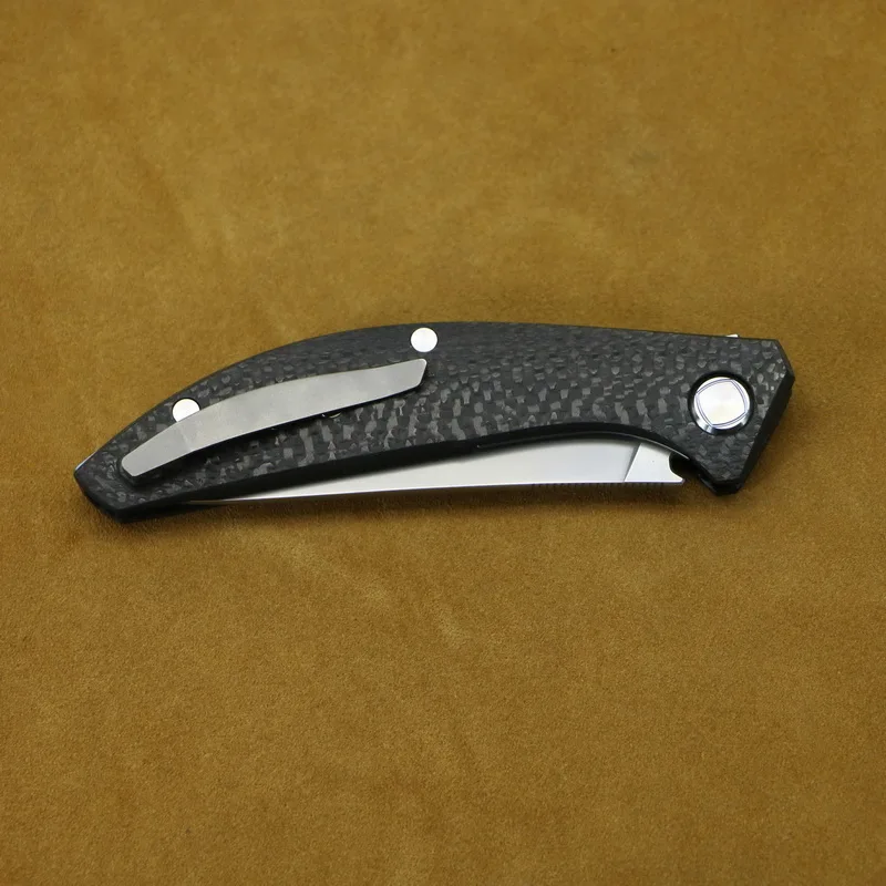 Складной нож GREEN THORN SIGMA Flipper карманный резец из углеродного волокна с лезвием M390