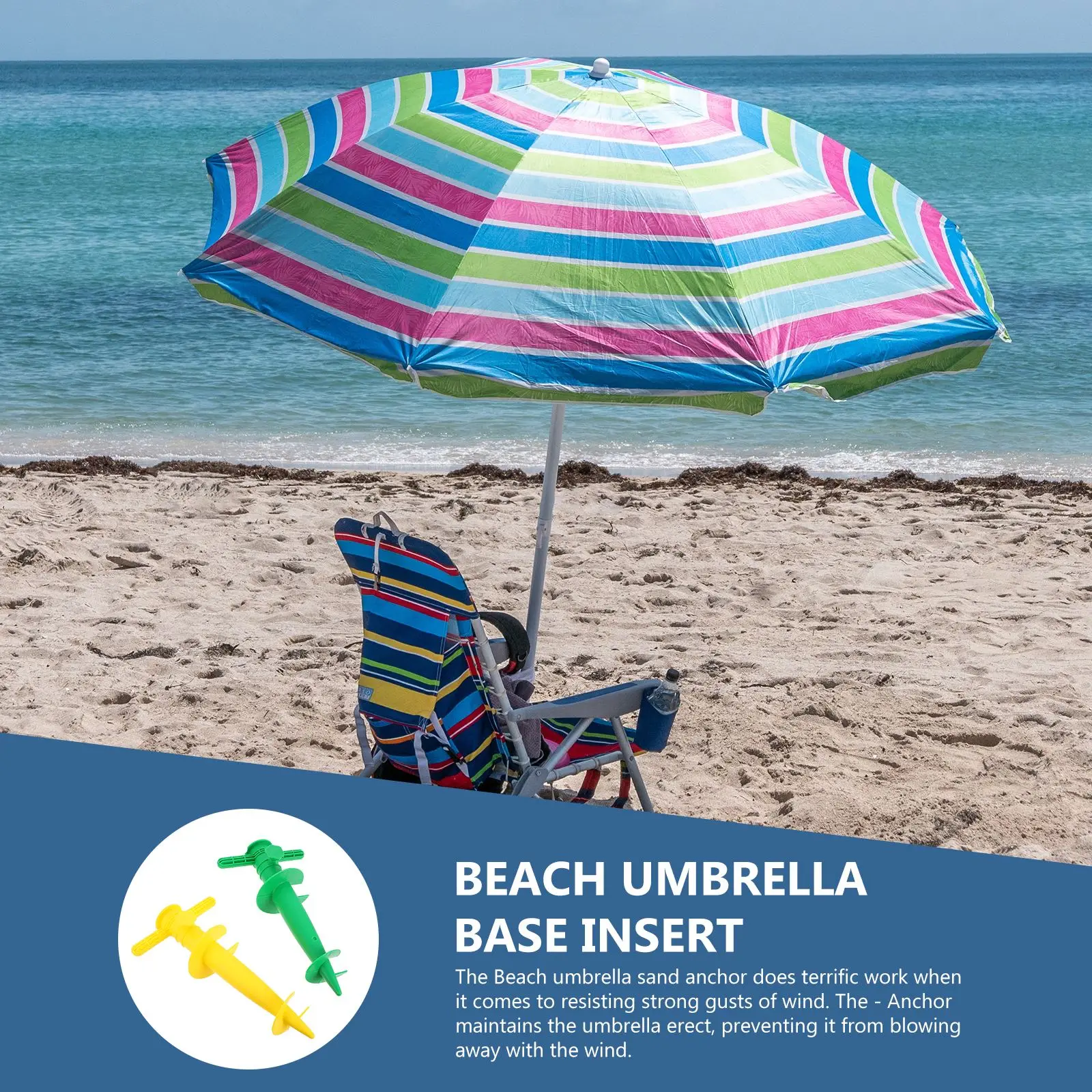 

2pcs Creative Light Practical Premium Parasol Holder Umbrella Fixing Tool Umbrella Holder