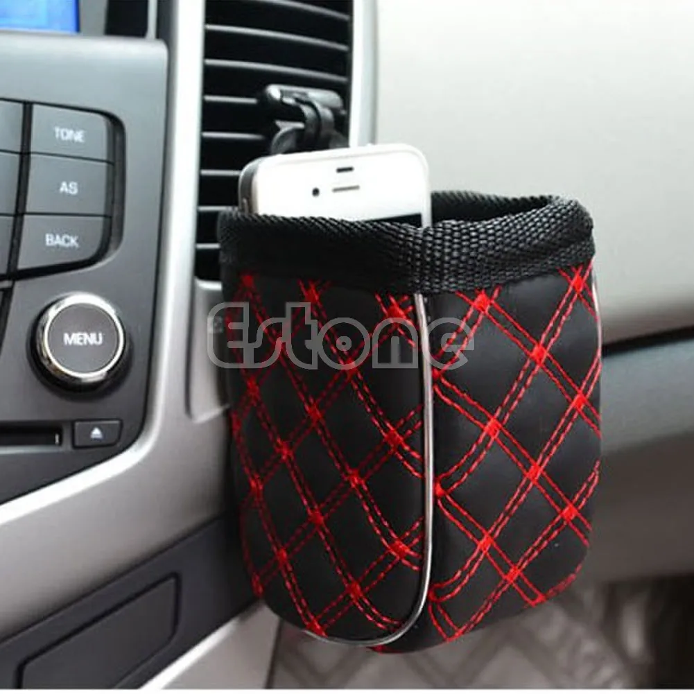 

Q9QD New Auto Car Storage Pouch Mobile Phone Pocket Bag Organizer Holder Accessory