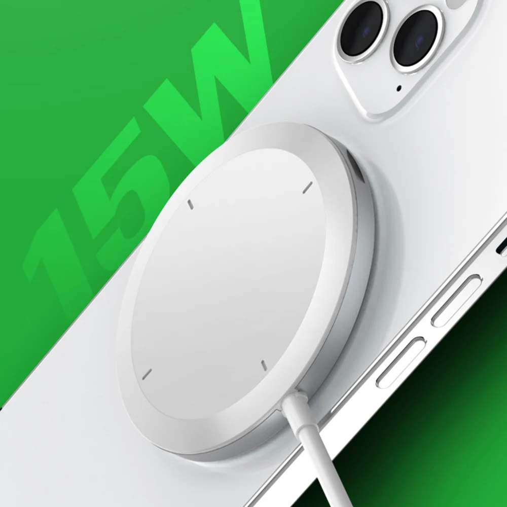 

Car Charger Magnetic Wireless Mount Intelligent Infrared 15W Fast Charging For IPhone Phone Holder