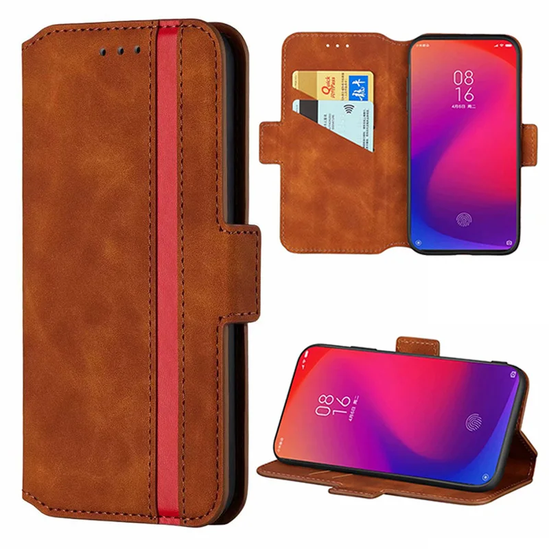 Высококачественный кожаный чехол книжка для Huawei P Smart 2019 ретро Карманный Кошелек