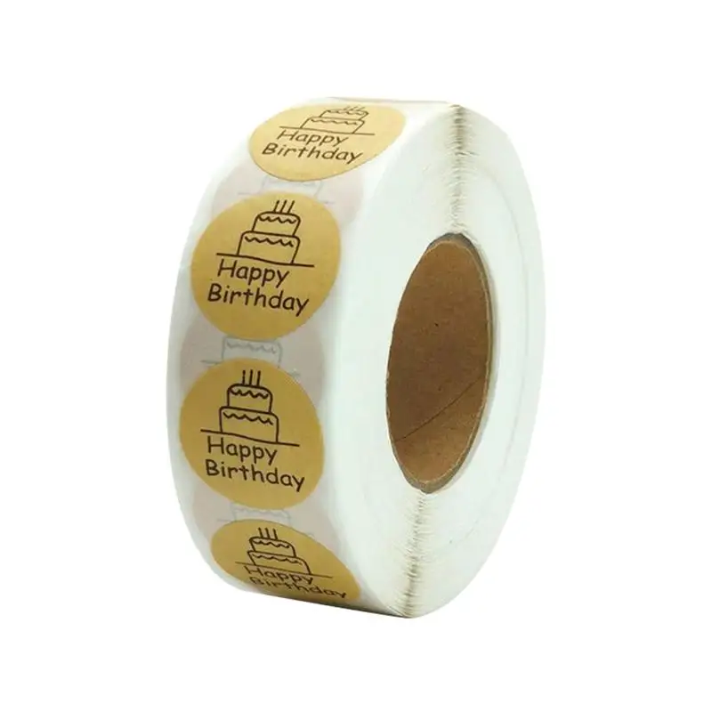 1 рулон самоклеящиеся наклейки для упаковки подарков|Украшения своими руками