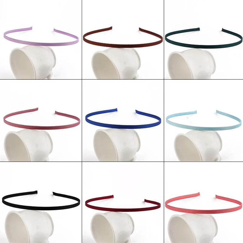 Ободок для волос женский тонкий элегантный Обруч Ручной работы из красивой ткани