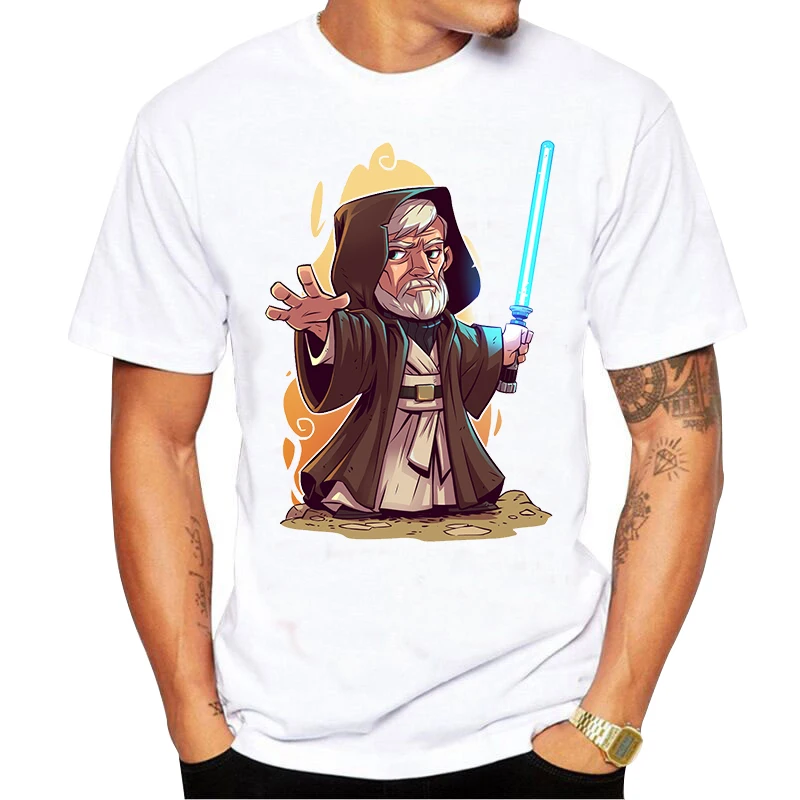 

Новая брендовая модная футболка мужская с круглым вырезом star wars повседневные мужские футболки