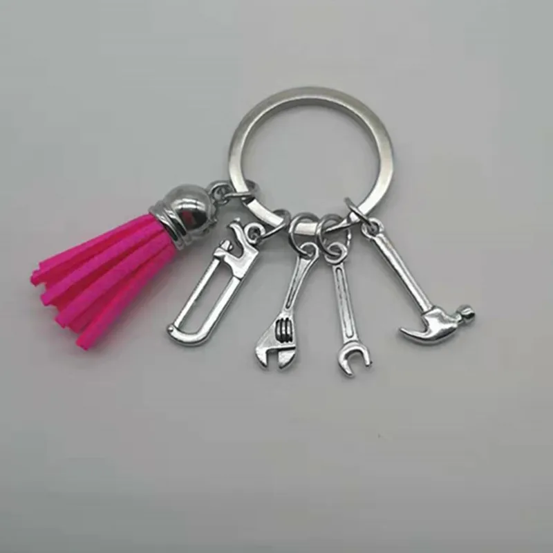 Брелок с кисточкой инструмент для ключей брелок молотком украшения папы подарок