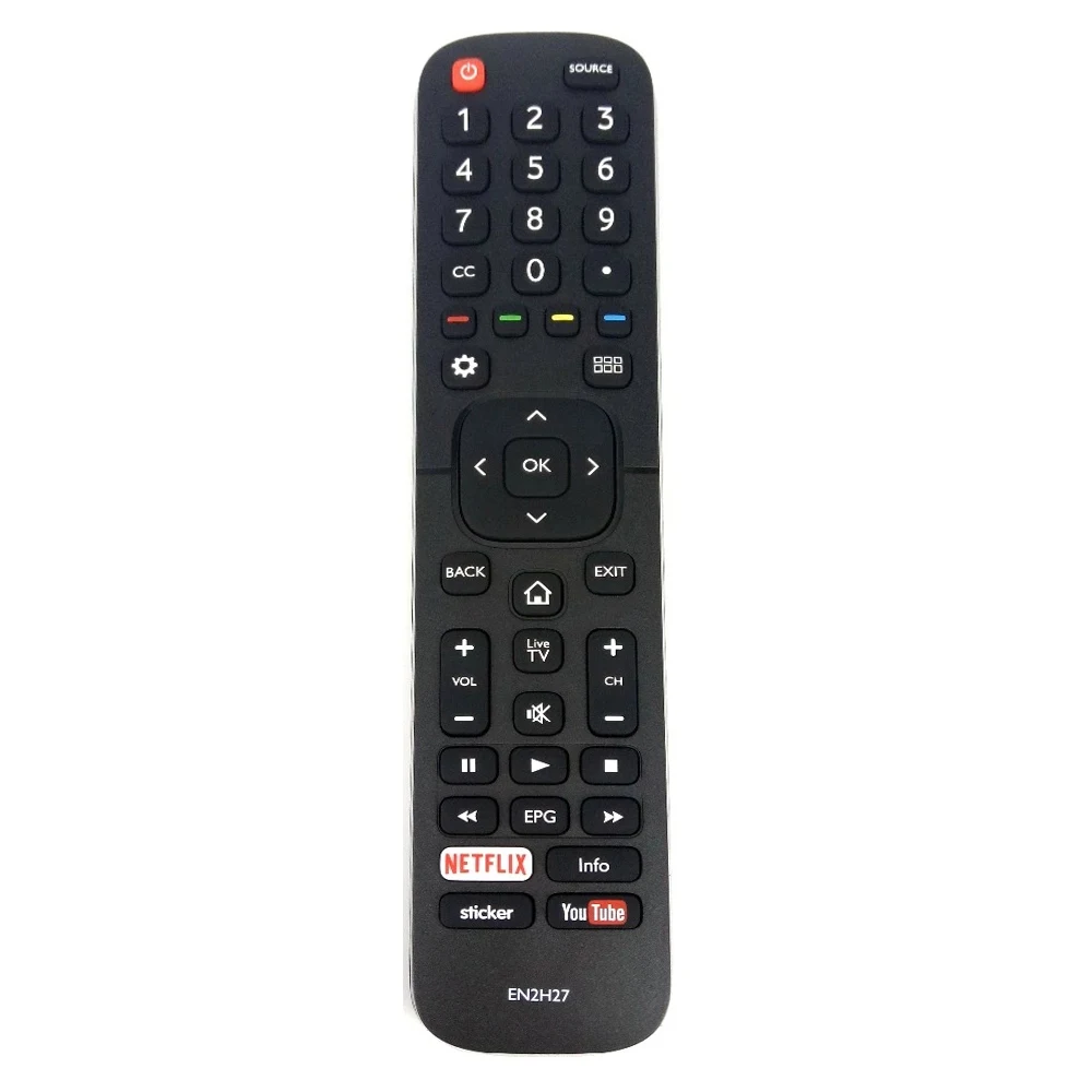 Новый оригинальный пульт дистанционного управления EN2H27 для Hisense LED Smart TV RC3394408/01 EN2H27B EN2H27HS ER-31607R