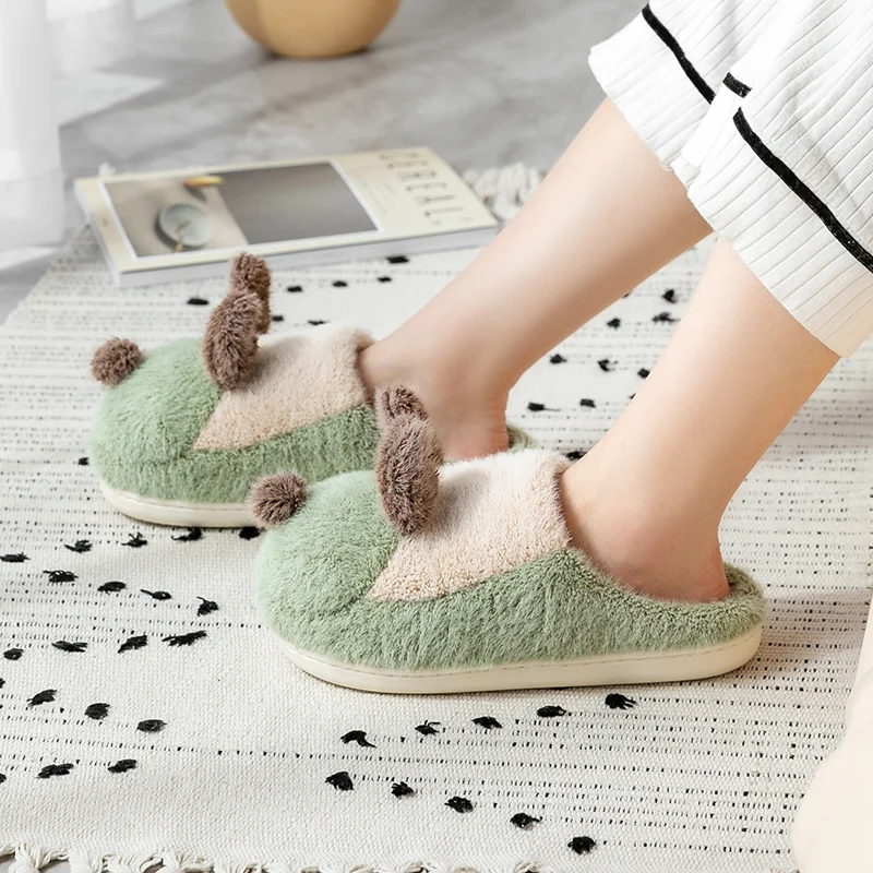 

2021 Trendy Style Women's Winter Cartoon Creativity Home Slippers Womans Trendy Animal Indoor Slipper Unisex Plus Size 44 45