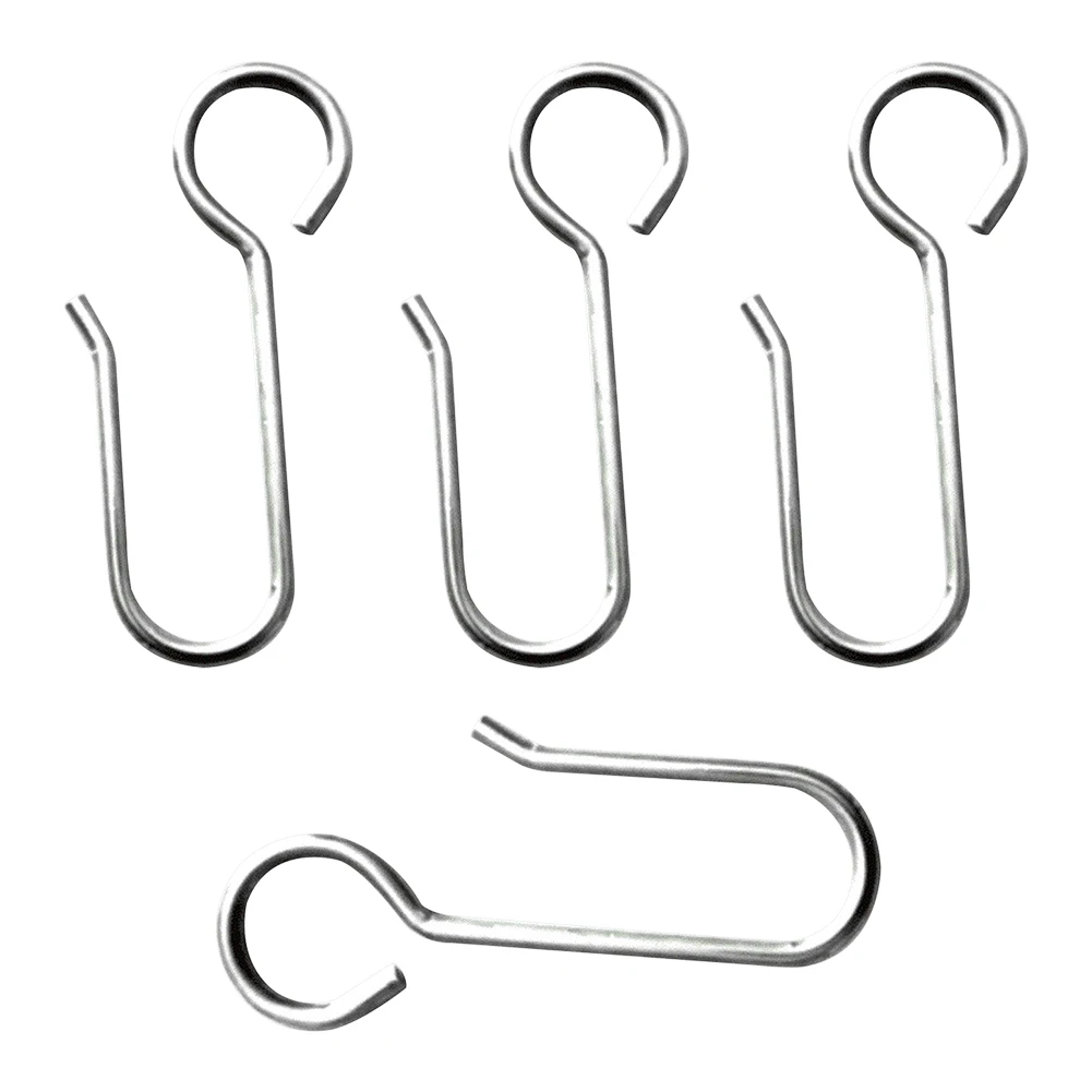 

100pcs Hanging Pot Plants Jewelry Kitchen Multipurpose Home Pan S Shaped Hook Steel Storage Closet Hanger Clothing Organizer