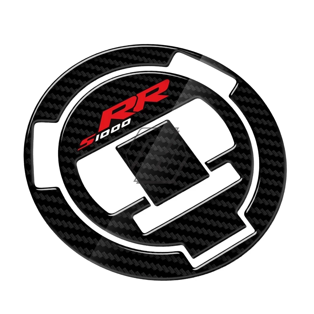 

3D Carbon-look Motorcycle Fuel Gas Cap Protector Decals Case for BMW S1000RR S1000 RR 2014 2015 2016