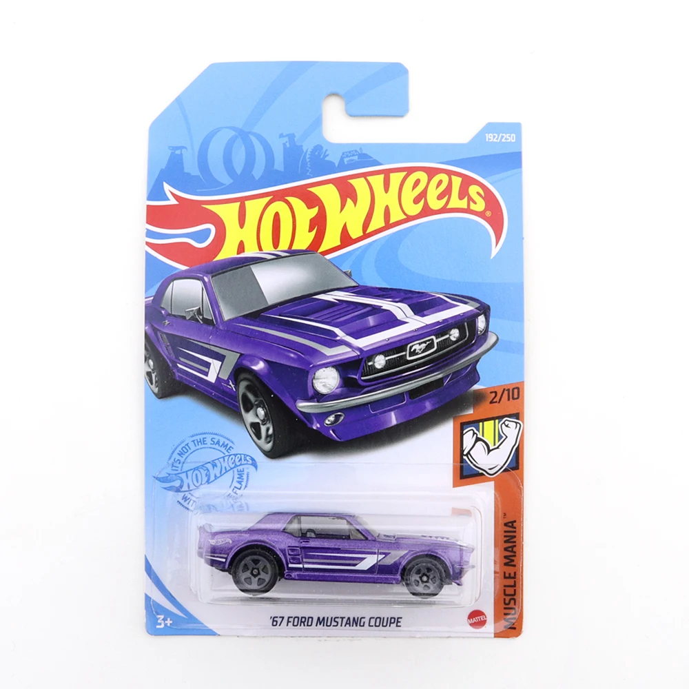 2021-192 оригинальные горячие колеса Мини Сплав купе 67 FORD MUSTANG Coupe 1/64 металлическая