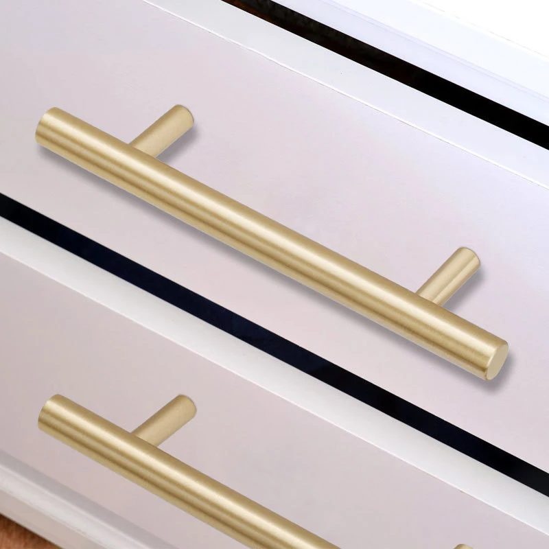 Simanfei 4 штук ручка Китайский современный минималистичный Чистый медный ящик шкаф