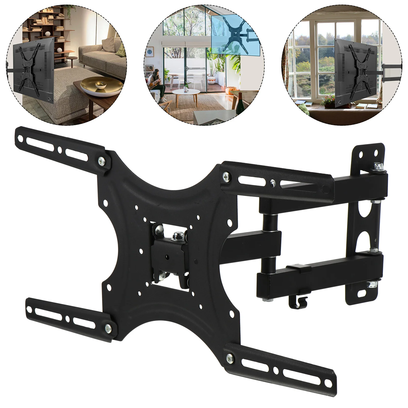 

1pc 32-55" Wall Mounted TV Holder Fixed Support Wall Mount Bracket for TV