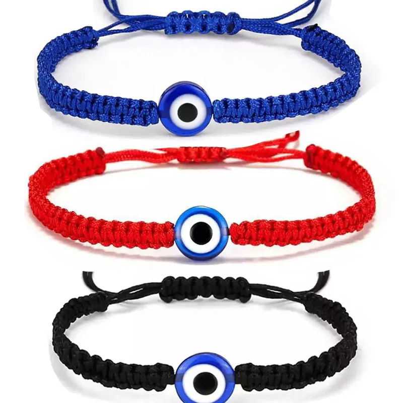 

3 Pcs Red Thread Lucky Turkish Evil Eye Bracelet for Women Men Handmade Rope Bracelet Couple Bracelet Jewelry Friendship Gifts