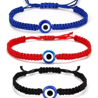 3 pcs red thread lucky turkish evil eye bracelet for women men handmade rope bracelet couple bracelet jewelry friendship gifts