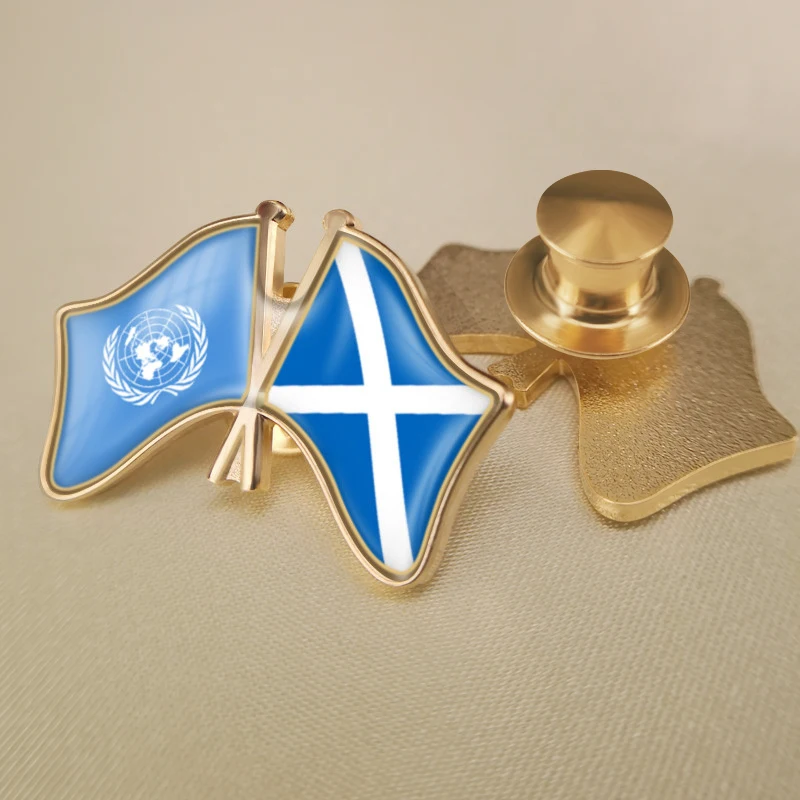 Шотландийская брошь в виде двух соединенных элементов | Украшения и аксессуары