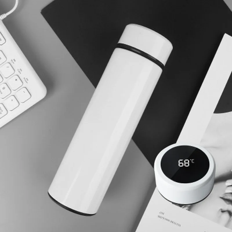 Интеллектуальный термос из нержавеющей стали чашка термометр с дисплеем