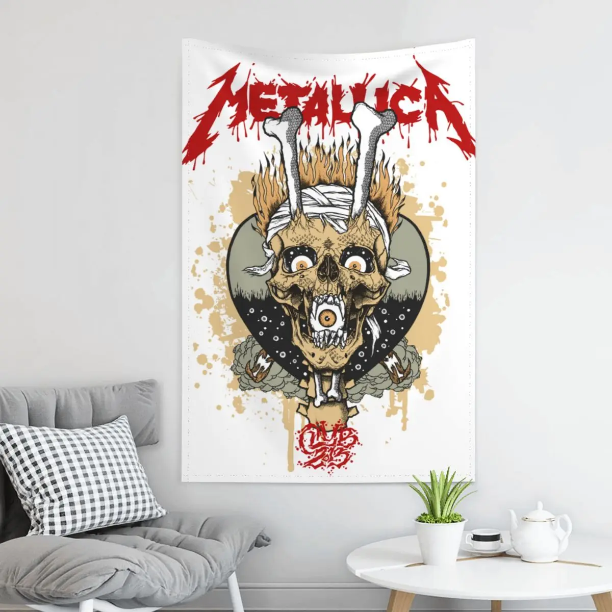 

Classic Nostalgic rock band pattern deco Bohemian wall tapestry Nostalgic rock band Mandala wall art deco tapestry 150x102cm