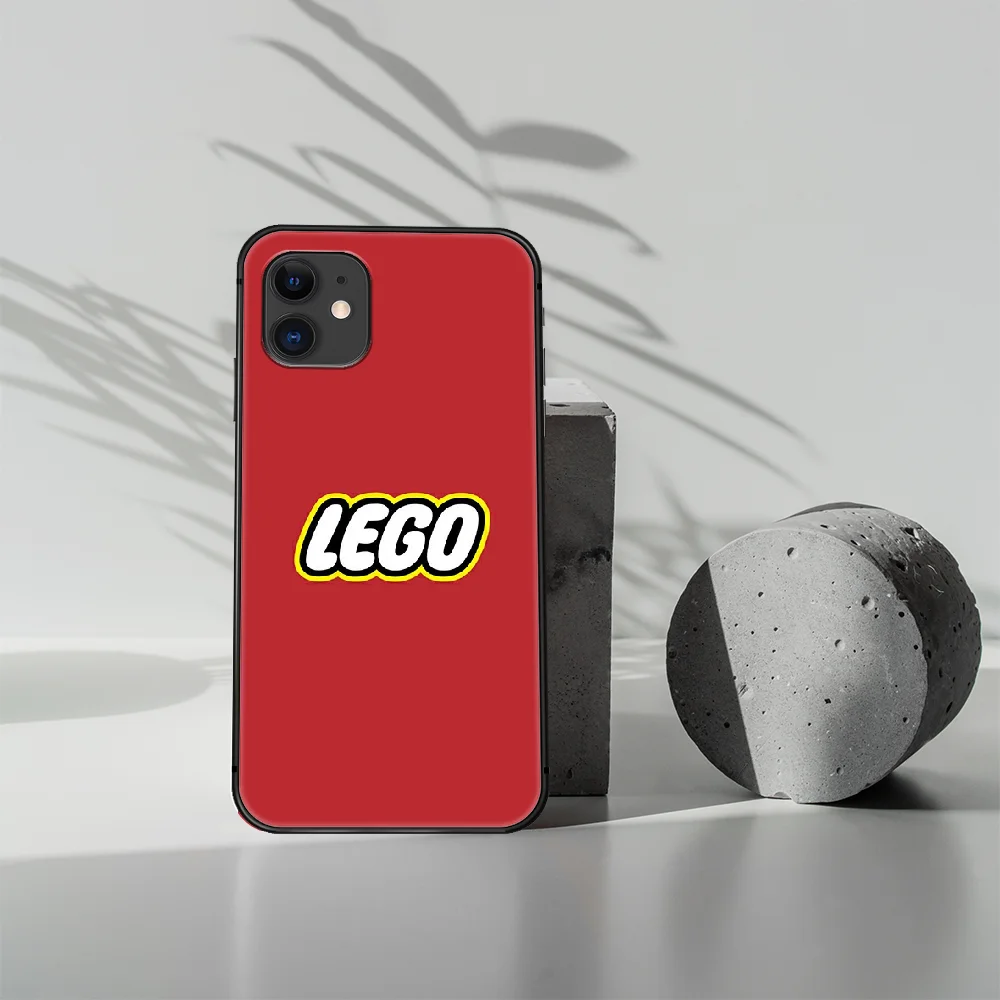 

LEGOs Phone Case Cover Hull For iphone 5 5s se 2020 6 6s 7 8 12 mini plus X XS XR 11 PRO MAX black Funda Soft Waterproof Tpu