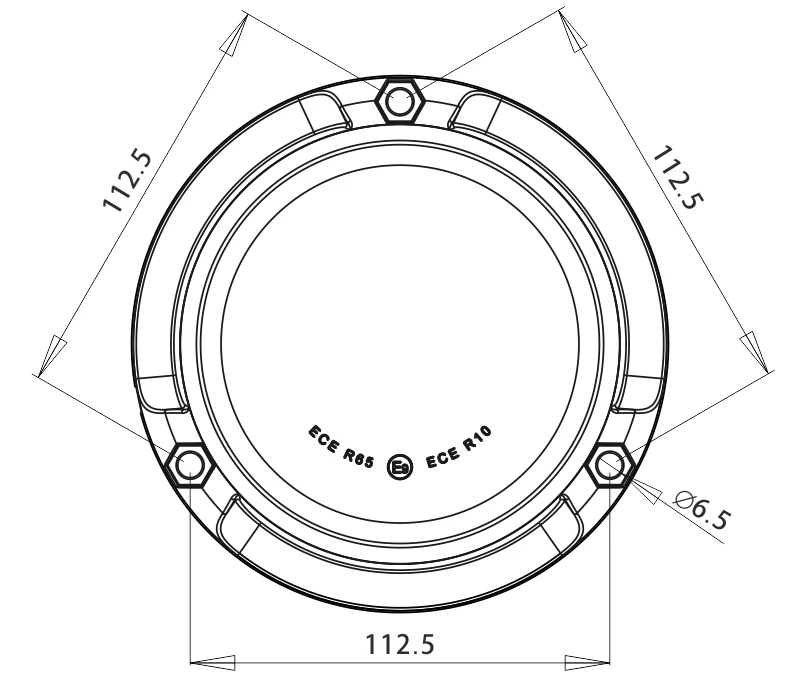 

LED Rotation Beacon with Flexible DIN Pole Mount and ECE R65/ R10
