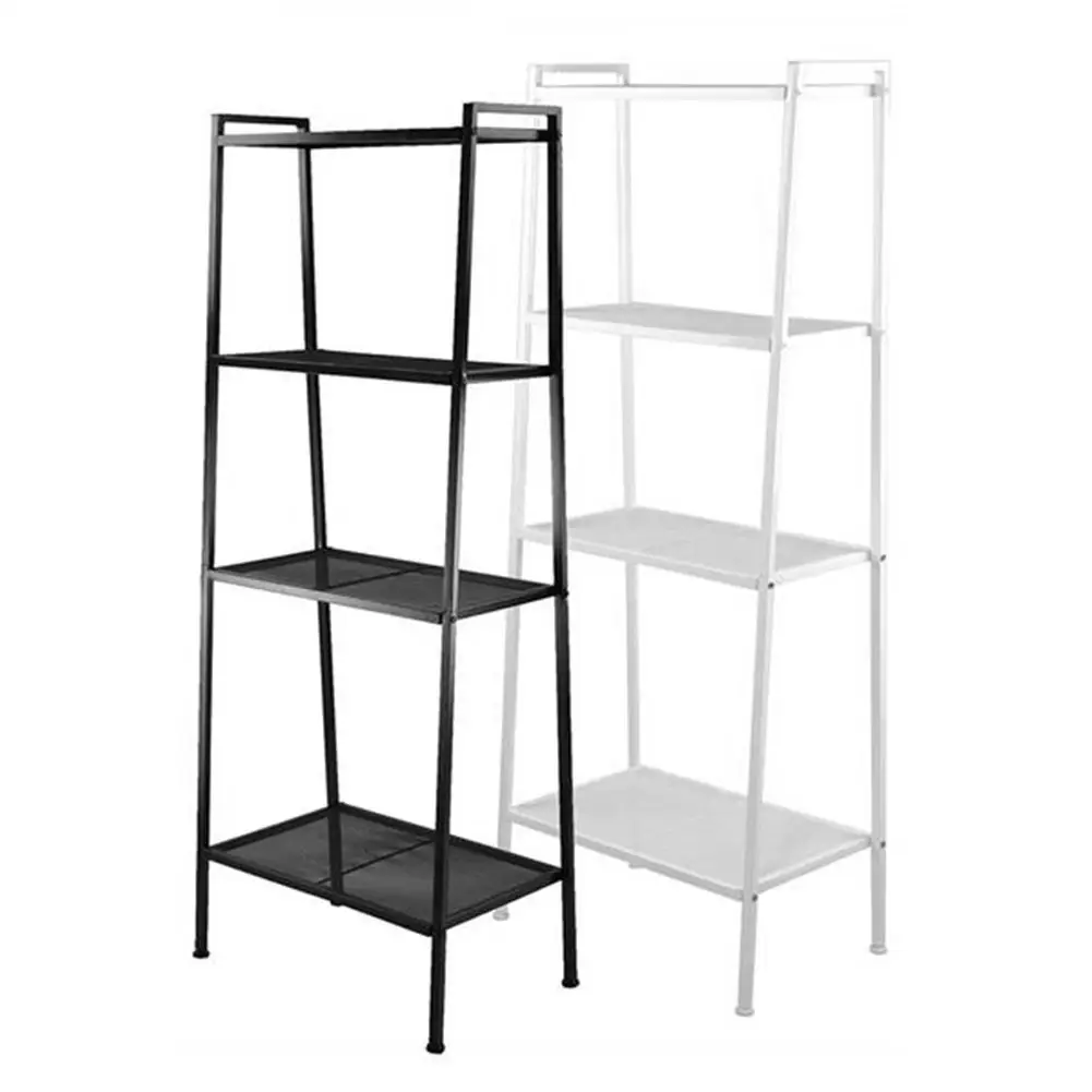 

Modern Simple Widen 4 Tiers Iron Bookshelf Book Storage Organizer Bookcase