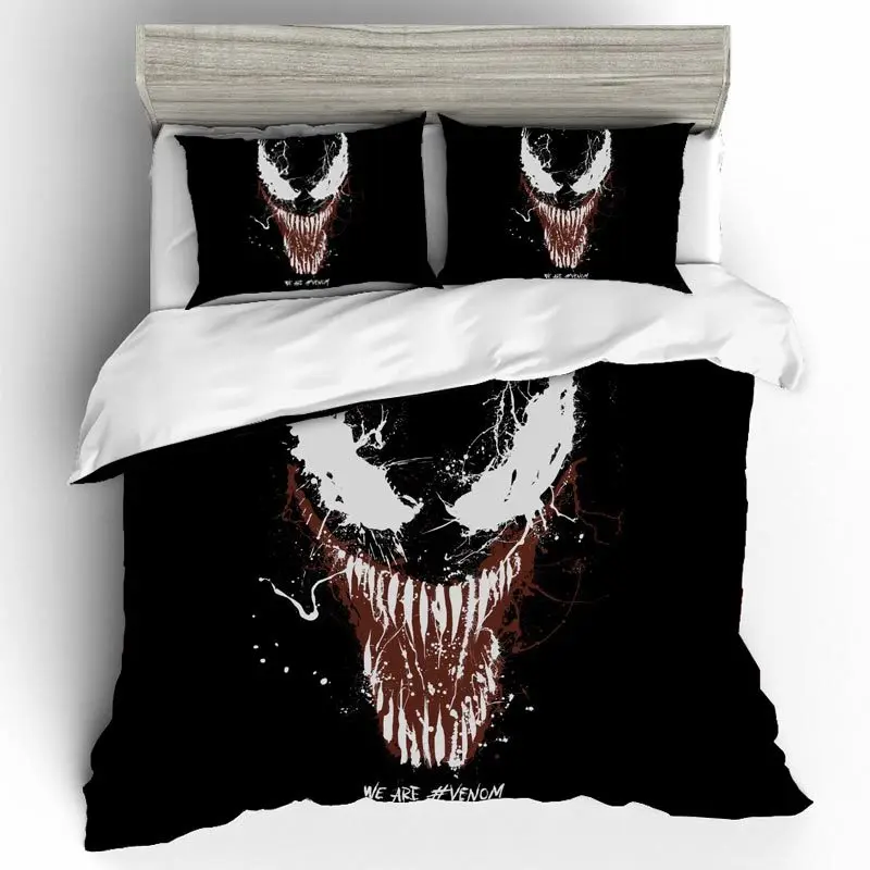Домашний текстиль постельное белье Venom Ropa De Cama свадебный подарок Sabanas 3d комплект постельного белья королевского размера Lencol Cama Casal Cat постельное белье поплин