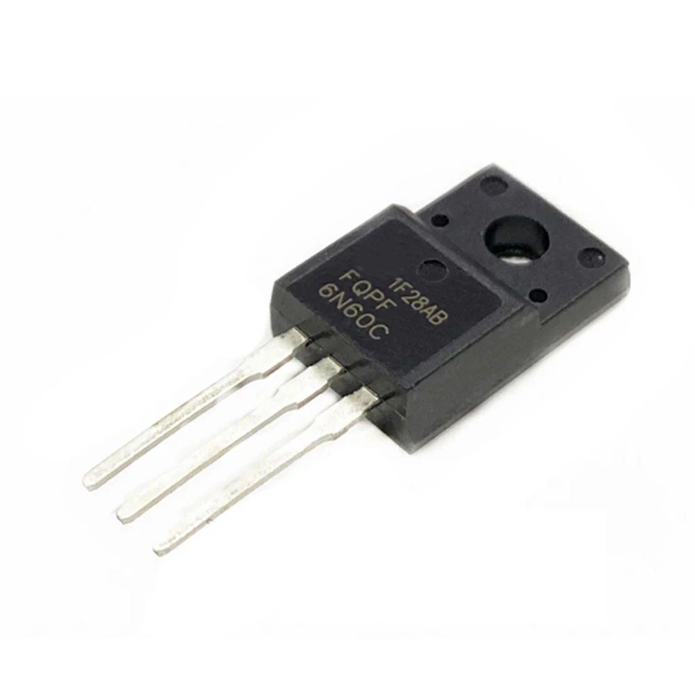 

10 шт./лот FQPF6N60C TO-220F 6N60C 6N60 N-Channel MOSFET