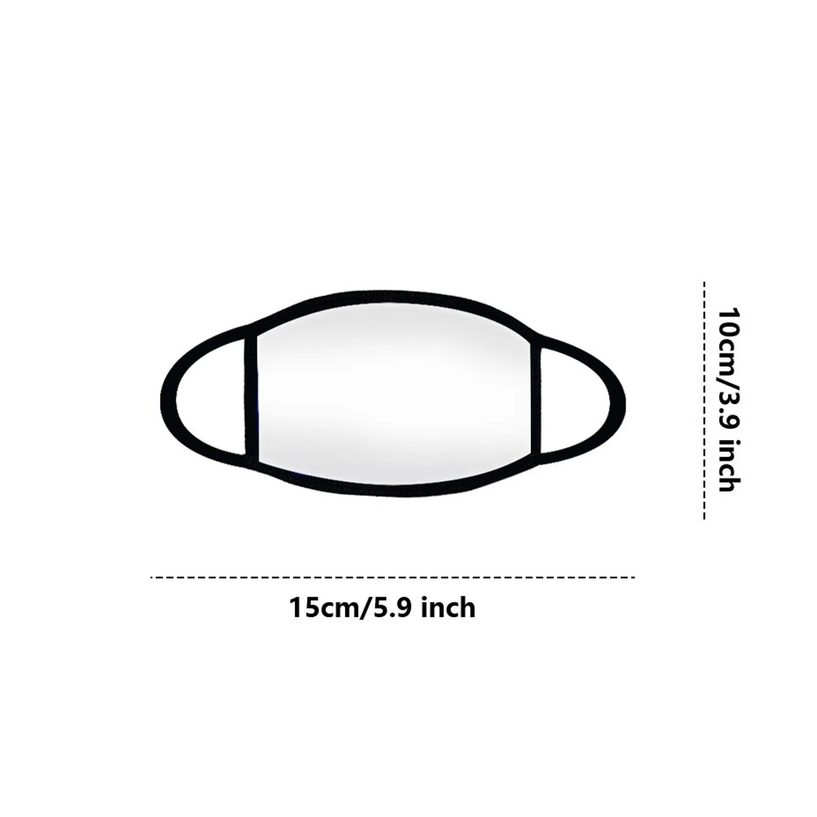 

6pc Adult Face Mask For Men And Women Valentine's Day Print Outdoor Anti-dust Double-layer Mask Masque R1