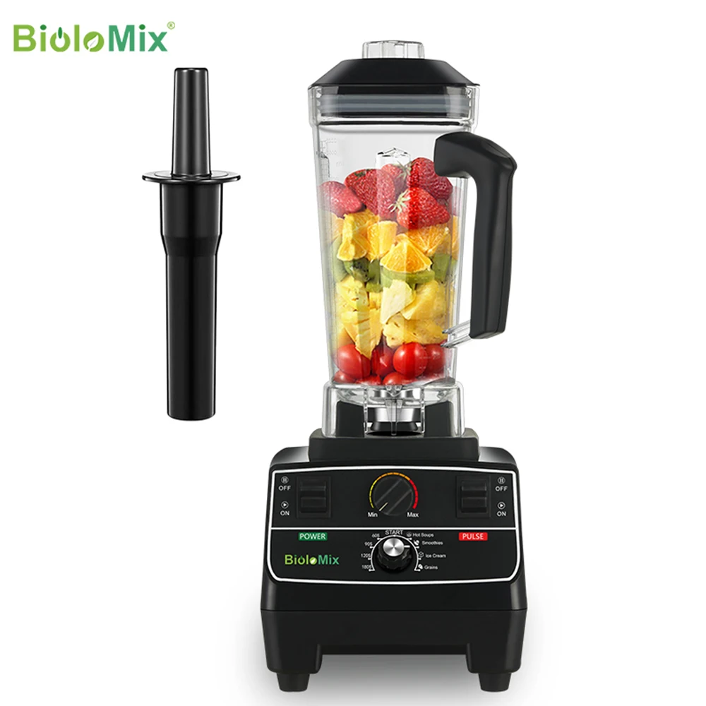 

BPA Free 2L Jar 2200W Professional Smart Timer Pre-programed Blender Mixer Juicer Food Processor Ice Smoothies Crusher