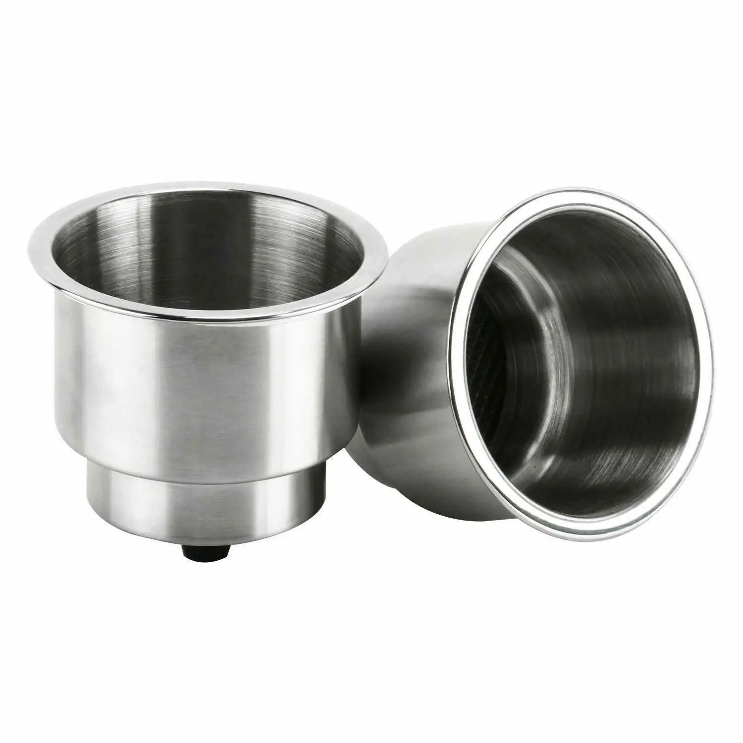 

2 Pcs Marine Stainless Steel 304 Mount Cup Holder For Boat Car Truck Camping