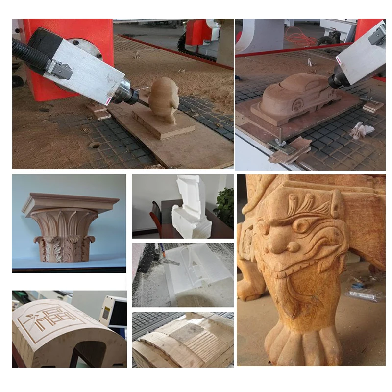 Высокоточный Профессиональный 4 осевой 360 градусный вращающийся станок с ЧПУ для