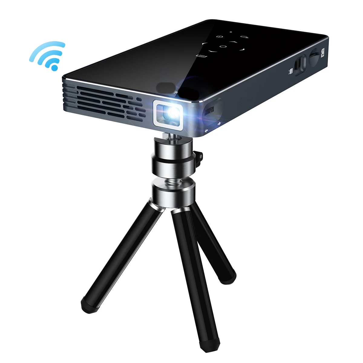

2020 DLP портативный проектор для смартфонов с поддержкой устройств IOS и Android Airplay DLNA Miracast