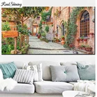 Алмазная живопись 5D с итальянской Аллеей, квадратнаякруглая Алмазная вышивка, мозаичная картина, вышивка крестиком, сделай сам, большой T272