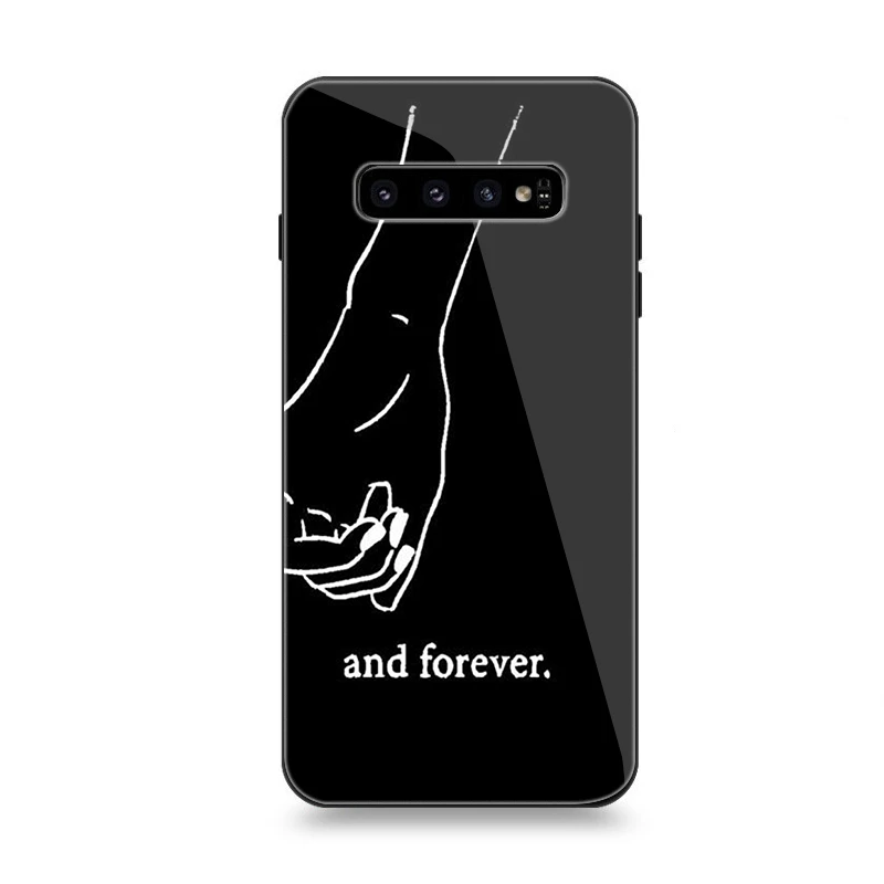 Phone Case Glass For Samsung A10 A20 A30 A40 A50 A60 A70 S7 Edge S8 S9 S10 Plus Cover Friends | Мобильные телефоны и
