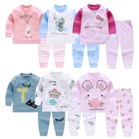 andy papa childrens clothing pajamas set kids cotton cartoon sleepwear boy pyjamas girl long sleeve tops and pants 2 piecesuit