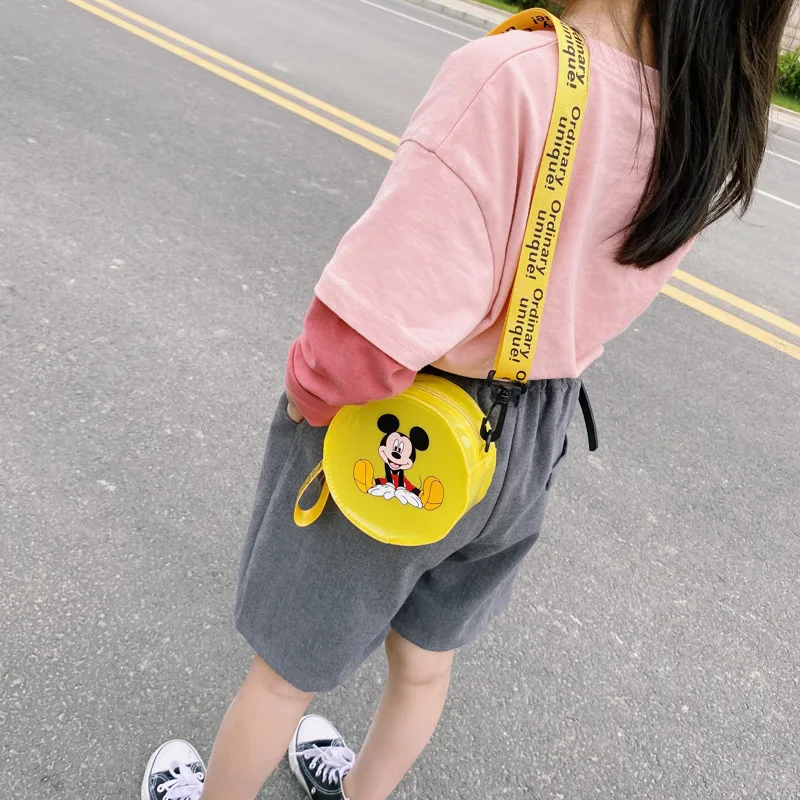 Детская сумка-мессенджер Disney с мультяшным Микки модный школьный ранец принцессы