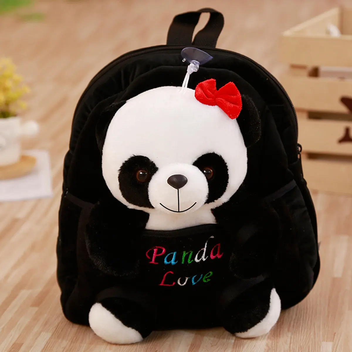 1 шт. Детский Рюкзак Kawaii Panda, сумки, маленькие плюшевые игрушки для детей, студентов, для девочки, мальчика, ребёнка, мягкая плюшевая кукла, подарок на день рождения