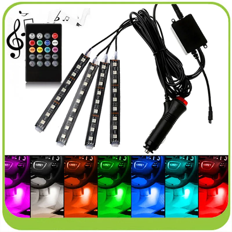 Внутреннее декоративное освещение автомобиля светодиодсветильник подсветка